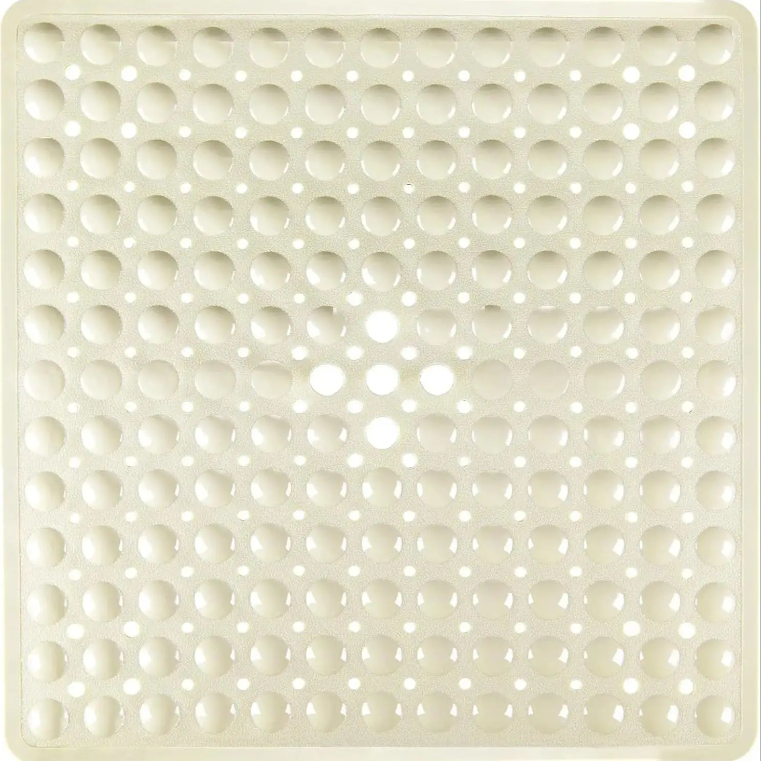 1pc 21x21inch Square Non-Slip Shower Mat – Anti-Slip Shower Mats– Secure Grip for Shower Stall Floors - Bathroom Mat Clear