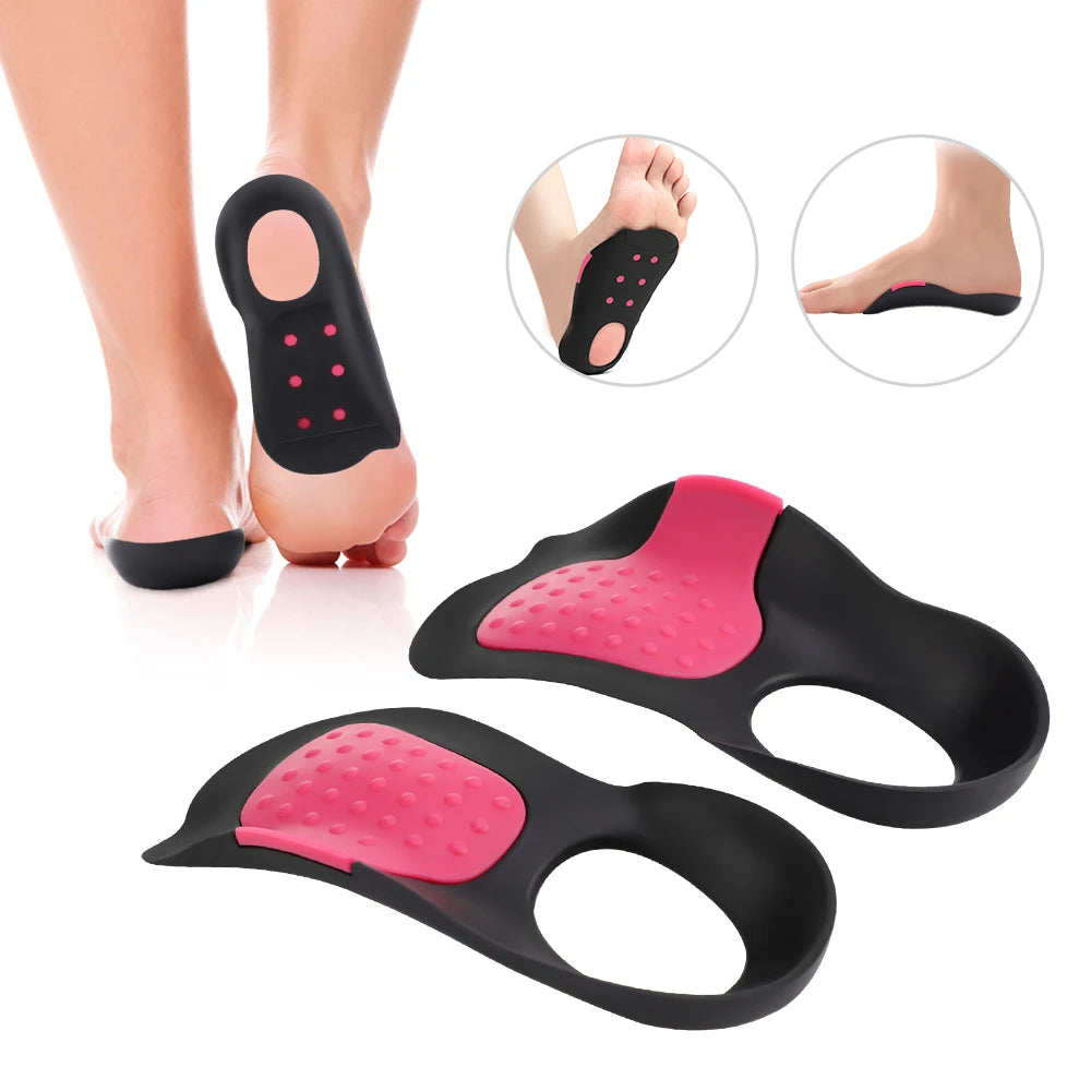 High Arch Support Insoles Non-Slip Plantar Support Pad Shock-Absorbing Foot Pads for Flat Feet And Fallen Arches