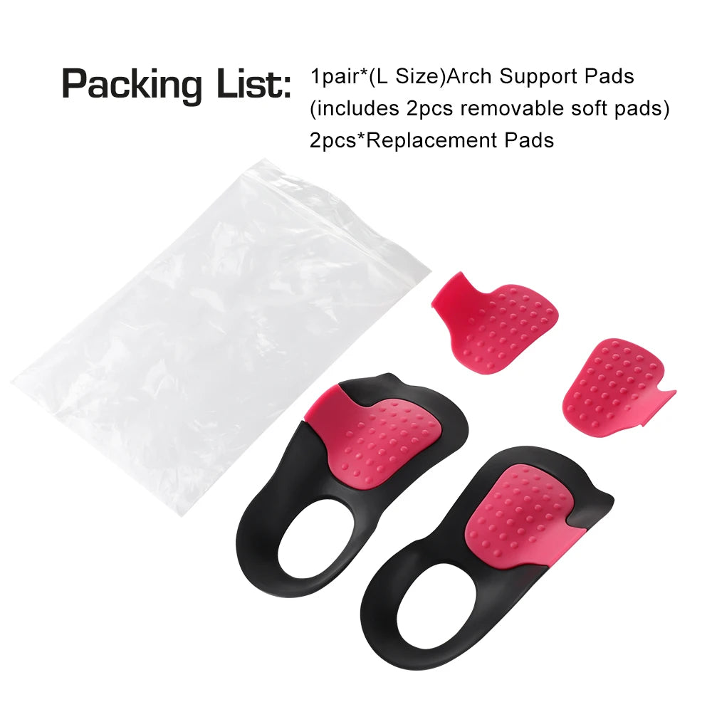 High Arch Support Insoles Non-Slip Plantar Support Pad Shock-Absorbing Foot Pads for Flat Feet And Fallen Arches